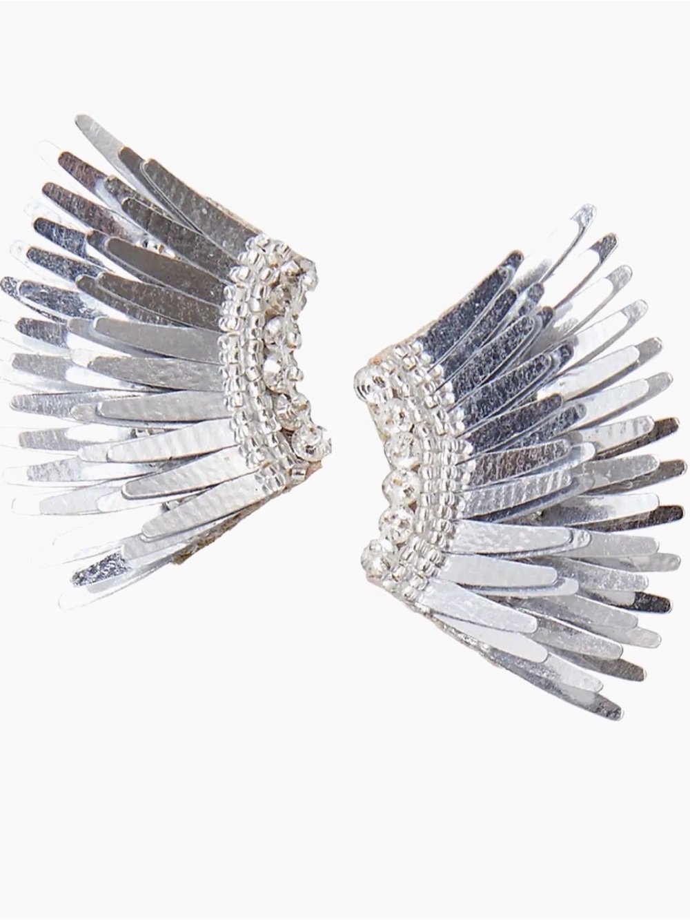 Mignonne Gavigan Mini Madeline Earrings Silver NWT